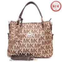 michael kors classic monogram groot bruin bakken Tassen Prijzen 04wv0364